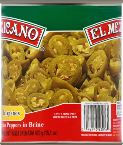El Mexicano® Sliced Jalapenos Perspective: right