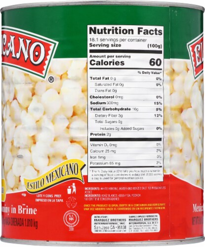 El Mexicano Maiz Blanco White Hominy Perspective: right