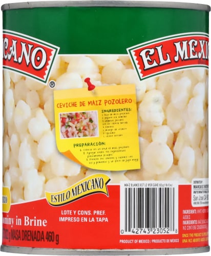 El Mexicano Maiz Blanco White Hominy Perspective: right