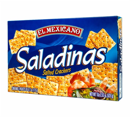 El Mexicano Saladitas Salted Crackers Perspective: right