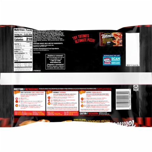 Totino's Ultimate Mozzarella Cheese Pizza Rolls Frozen Snacks Perspective: right