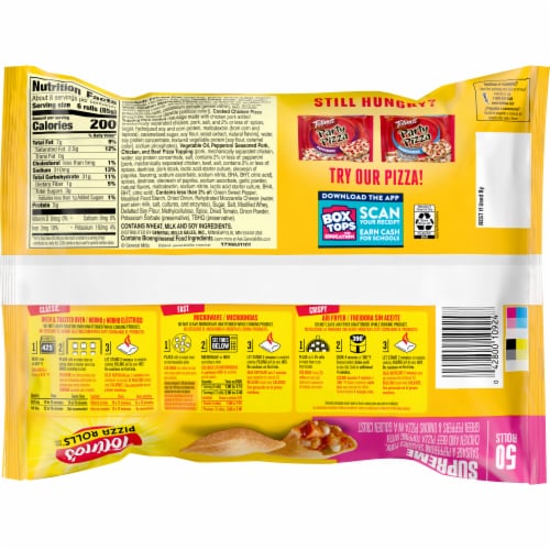 Totino's Pizza Rolls Supreme Flavored Frozen Snacks Perspective: right