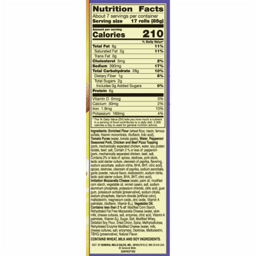 Totino's Pizza Rolls Pepperoni Mini Snack Bites 125 Count Perspective: right