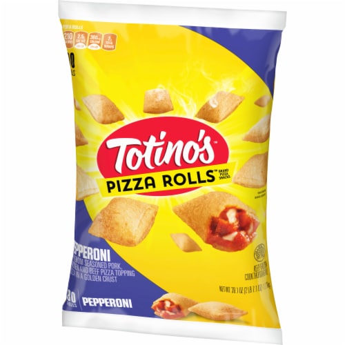 Totino's Pepperoni Flavored Frozen Pizza Rolls Perspective: right