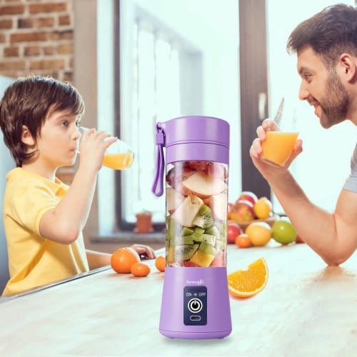 Smoothie Juicer Cup Rechargeable Portable Blender Bottle with USB