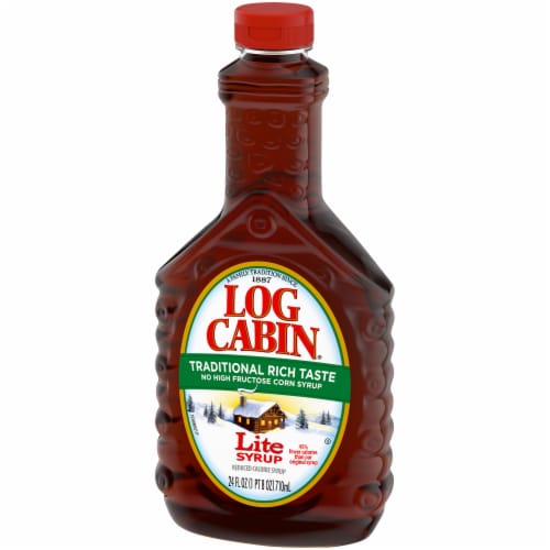 Log Cabin Lite Syrup Perspective: right