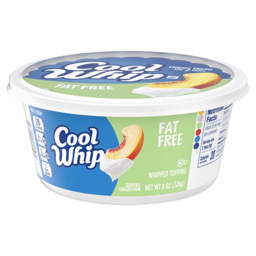 Cool Whip Fat Free Whipped Cream Topping Perspective: right