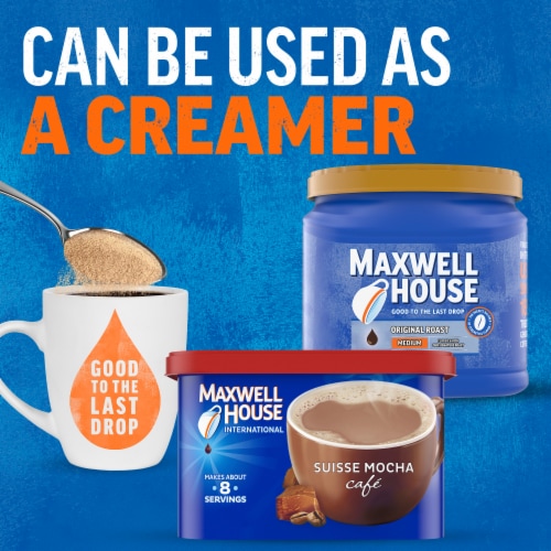Maxwell House International Suisse Mocha Café Instant Coffee Perspective: right