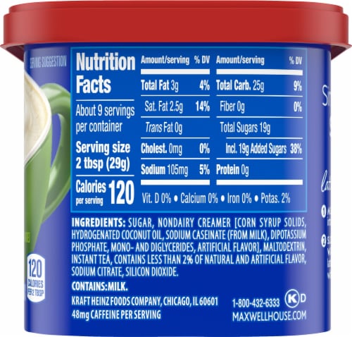 Maxwell House International Chai Latte Café-Style Beverage Mix Perspective: right