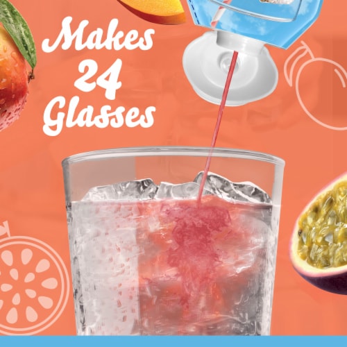 Crystal Light Zero Sugar Mango Passionfruit Water Enhancer Bottle Perspective: right