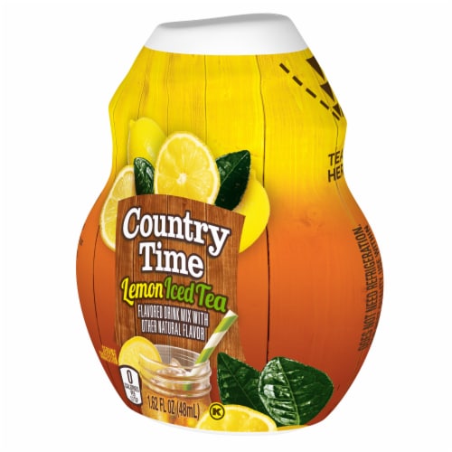 Country Time Lemon Iced Tea Naturally Flavored Liquid Drink Mix Perspective: right