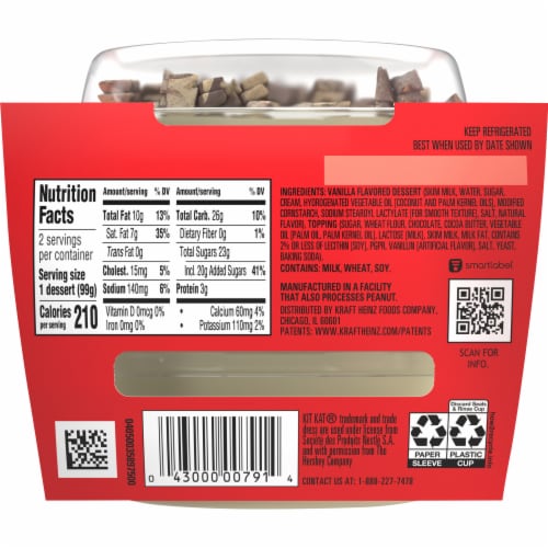 COLLIDERS™ Twisted KIT KAT® Refrigerated Dessert Perspective: right
