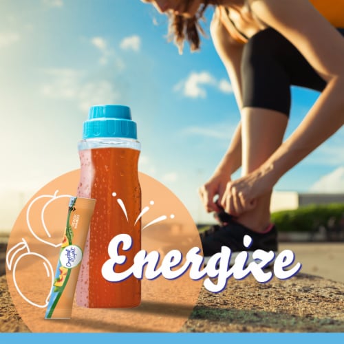 Crystal Light Peach Mango Powdered Drink Mix Perspective: right