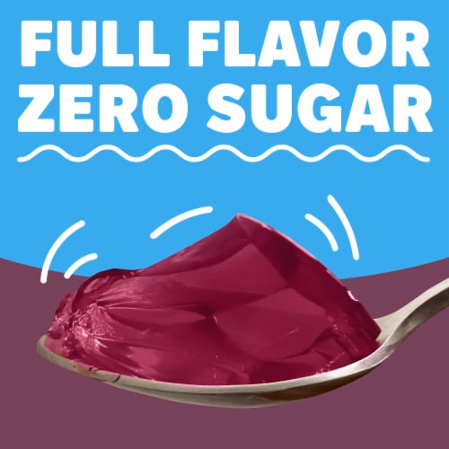 Jell-O Black Cherry Sugar Free Jello Cups Gelatin Snack, 4 ct - Kroger
