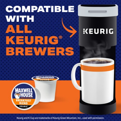 Maxwell House Coffee Breakfast Blend Box Perspective: right