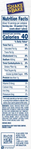 Shake 'N Bake BBQ Glaze Seasoned Coating Mix Perspective: right