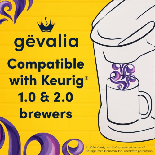 Gevalia Majestic Roast Bold Dark Roast K-Cup Coffee Pods Perspective: right