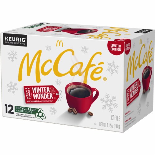 McCafe Winter Wonder Medium Dark Coffee K-Cup Pods Perspective: right