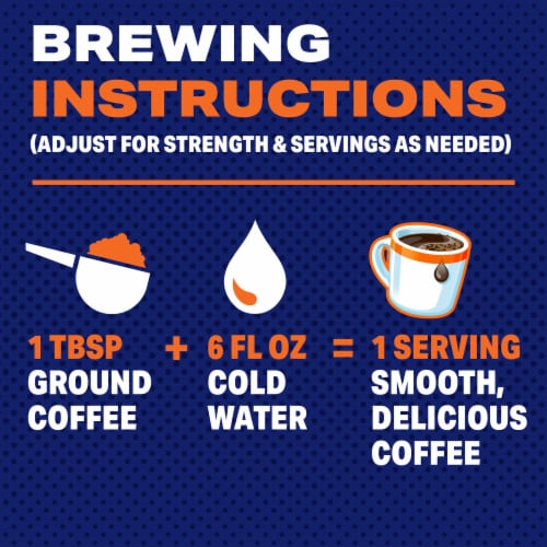 Maxwell House Half Caff Medium Roast Ground Coffee Perspective: right