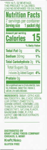 Crystal Light Pure Tropical Blend Drink Mix Perspective: right