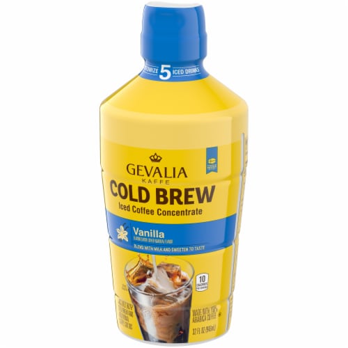 Gevalia Vanilla Cold Brew Coffee Concentrate Perspective: right
