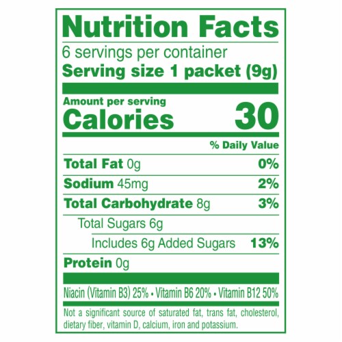 Crystal Light Pure Energy Mixed Berry Powdered Drink Mix Perspective: right