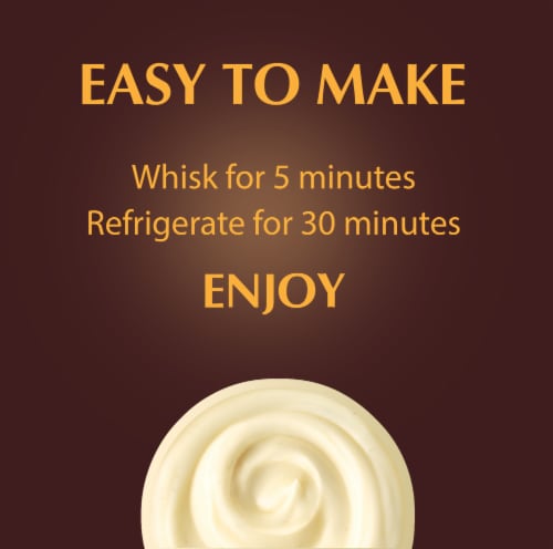 Godiva White Chocolate Vanilla Bean Instant Pudding Mix Perspective: right