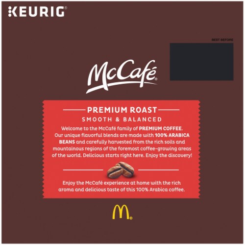 McCafe Premium Roast K-Cup Coffee Pods Perspective: right
