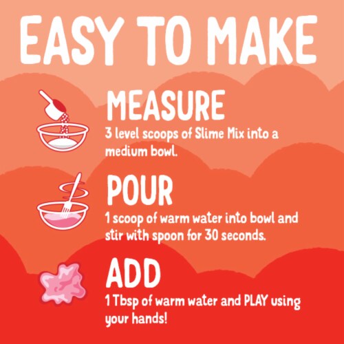 Jell-O Play Unicorn Slime Kit with 100% Edible Strawberry Gelatin Mix Perspective: right