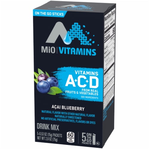Mio On-The-Go Powdered Drink Mix Perspective: right