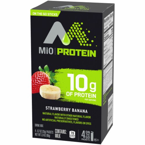 Mio On The Go Strawberry Banana Drink Mix Perspective: right