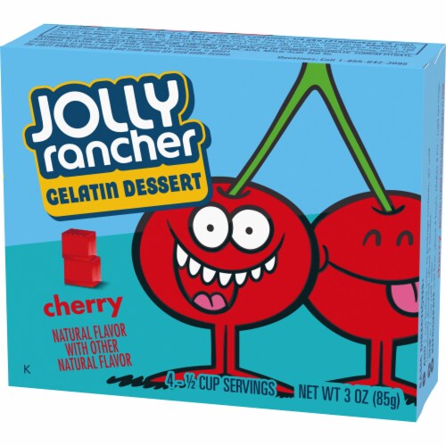 JOLLY RANCHER Cherry Gelatin Dessert Mix Perspective: right