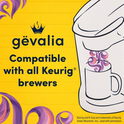 Gevalia Dark Royal Roast Dark Roast K‐Cup® Coffee Pods, Box Perspective: right