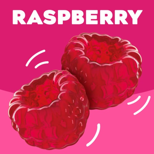 Jell-O Raspberry Gelatin Dessert Mix Perspective: right