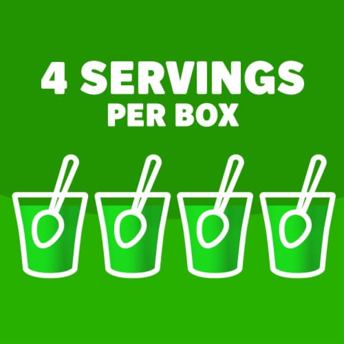 Jell-O Lime Artificially Flavored Gelatin Dessert Mix, Box Perspective: right