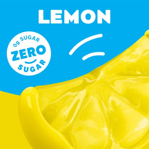 Jell-O Zero Sugar Lemon Flavor Gelatin Perspective: right