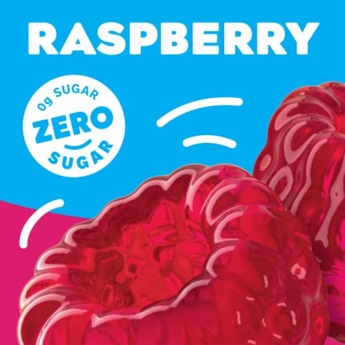 Jell-O Raspberry Sugar Free Gelatin Dessert Mix Perspective: right
