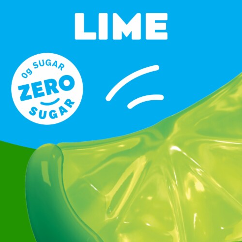 Jell-O Lime Artificially Flavored Zero Sugar Low Calorie Gelatin Dessert Mix, Box Perspective: right