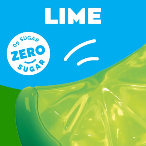 Jell-O Lime Zero Sugar Low Calorie Gelatin Dessert Mix, Family Size, Box Perspective: right
