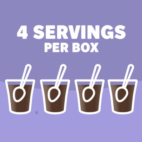 Jell-O Chocolate Artificially Flavored Instant Pudding & Pie Filling Mix Box Perspective: right