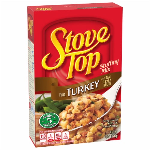Stove Top Stuffing Mix for Turkey Dressing Perspective: right