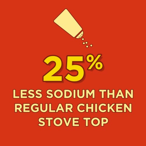 Stove Top Low Sodium Stuffing Mix for Chicken Dressing Perspective: right