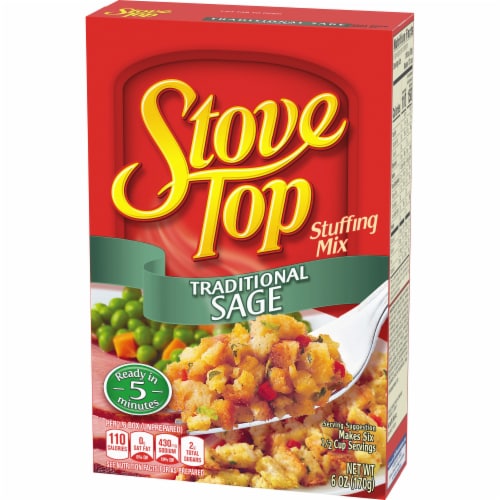 Stove Top Traditional Sage Stuffing Mix Dressing Perspective: right