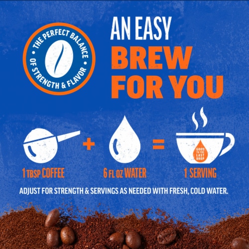 Maxwell House The Original Roast Decaffeinated Instant Coffee Perspective: right