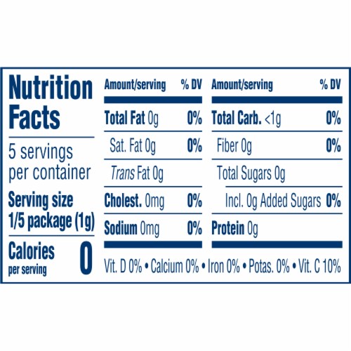 Kool Aid Unsweetened Berry Cherry Red Powdered Soft Drink Mix Packet Perspective: right
