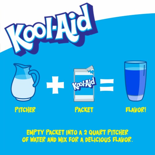 Kool-Aid Zero Sugar Blue Raspberry Lemonade Drink Mix Packet, 1 Packet
