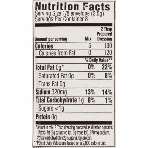 Good Seasons Italian Salad Dressing & Recipe Mix Packet Perspective: right