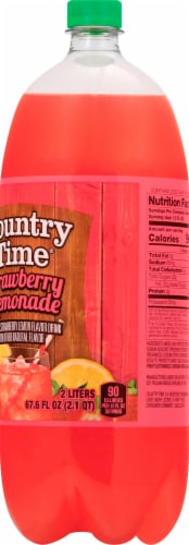 Country Time Strawberry Lemonade Perspective: right