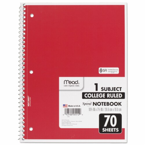 Mead® Spiral Notebook Perspective: right
