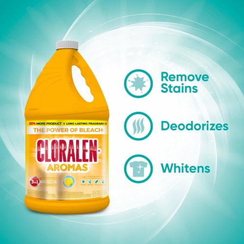 Cloralen Household Cleaning Scented Bleach - Lemon Scent Perspective: right